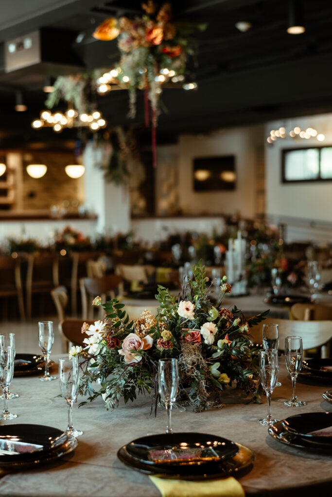 Centerpiece created by Fiori Florals a Columbus Florist